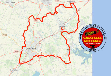Knights Templar Compasses (100km Audax)