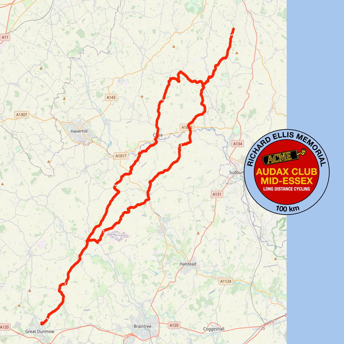 The Richard Ellis Memorial (100km Audax)