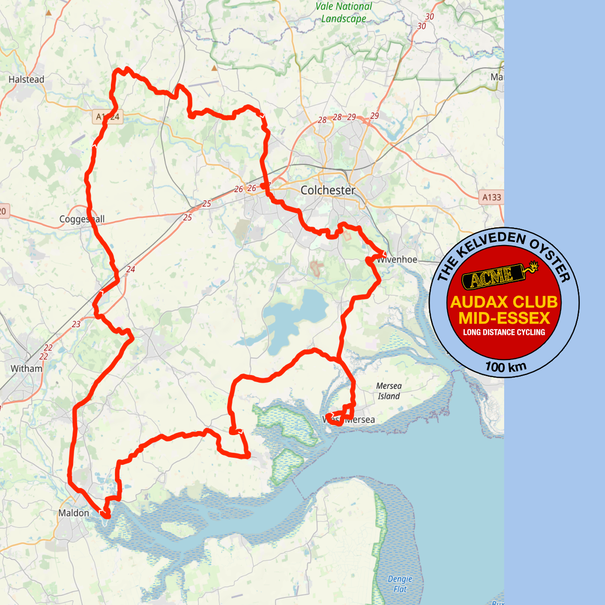 The Kelvedon Oyster 100