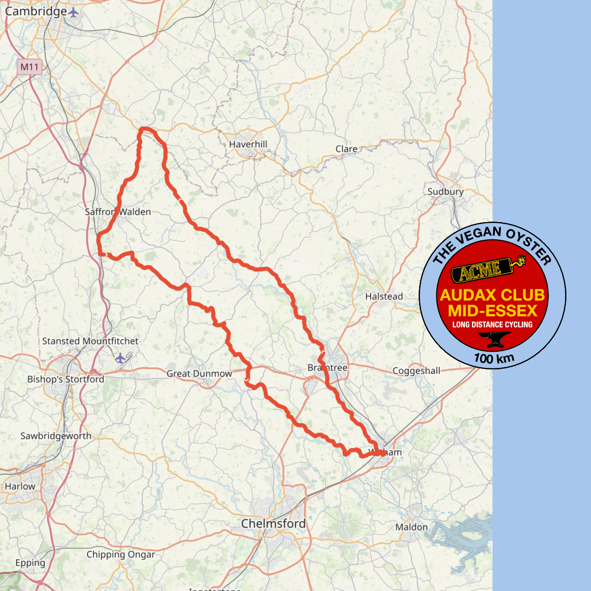 The Vegan Oyster (100km Audax)