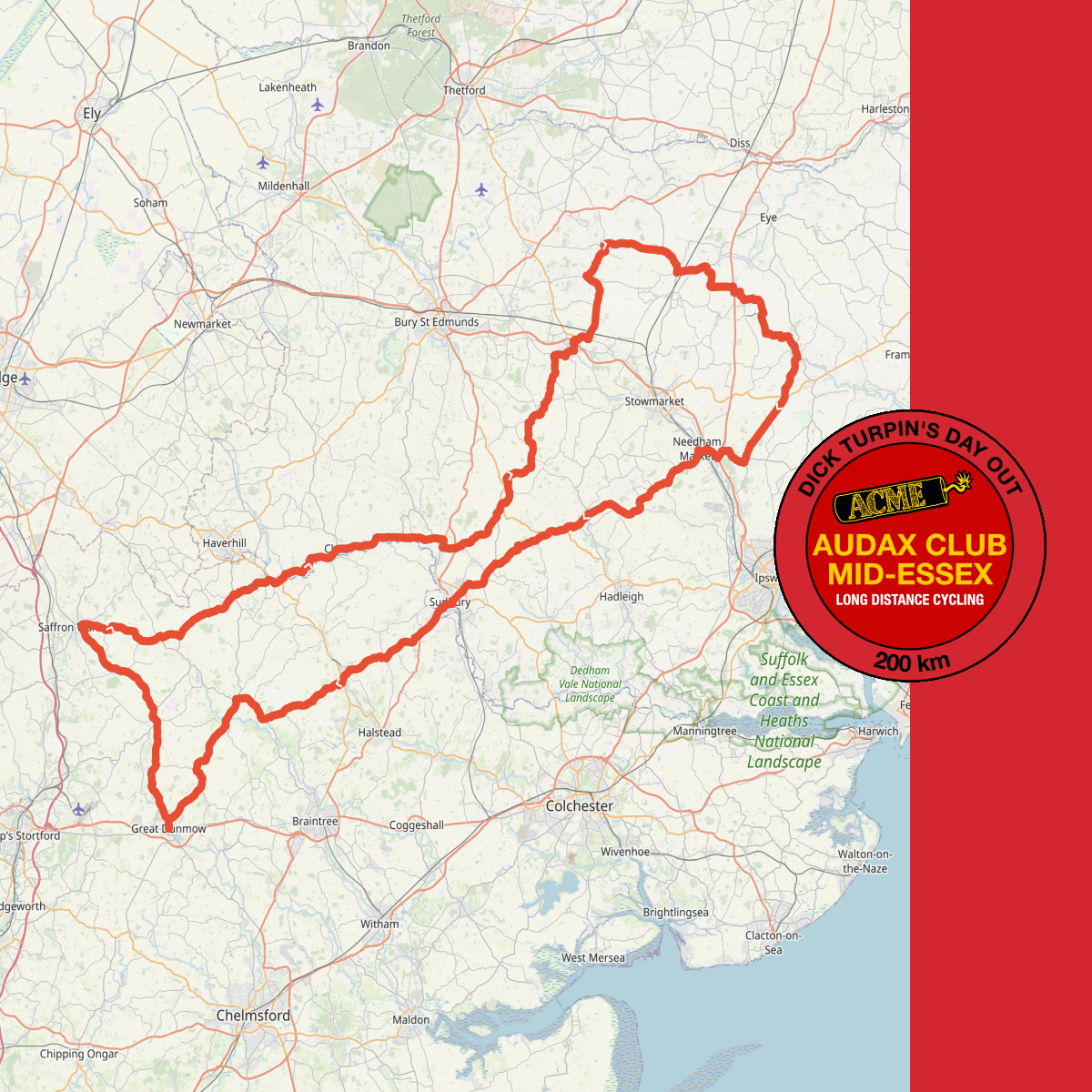 Dick Turpin's Day Out (200km Audax)