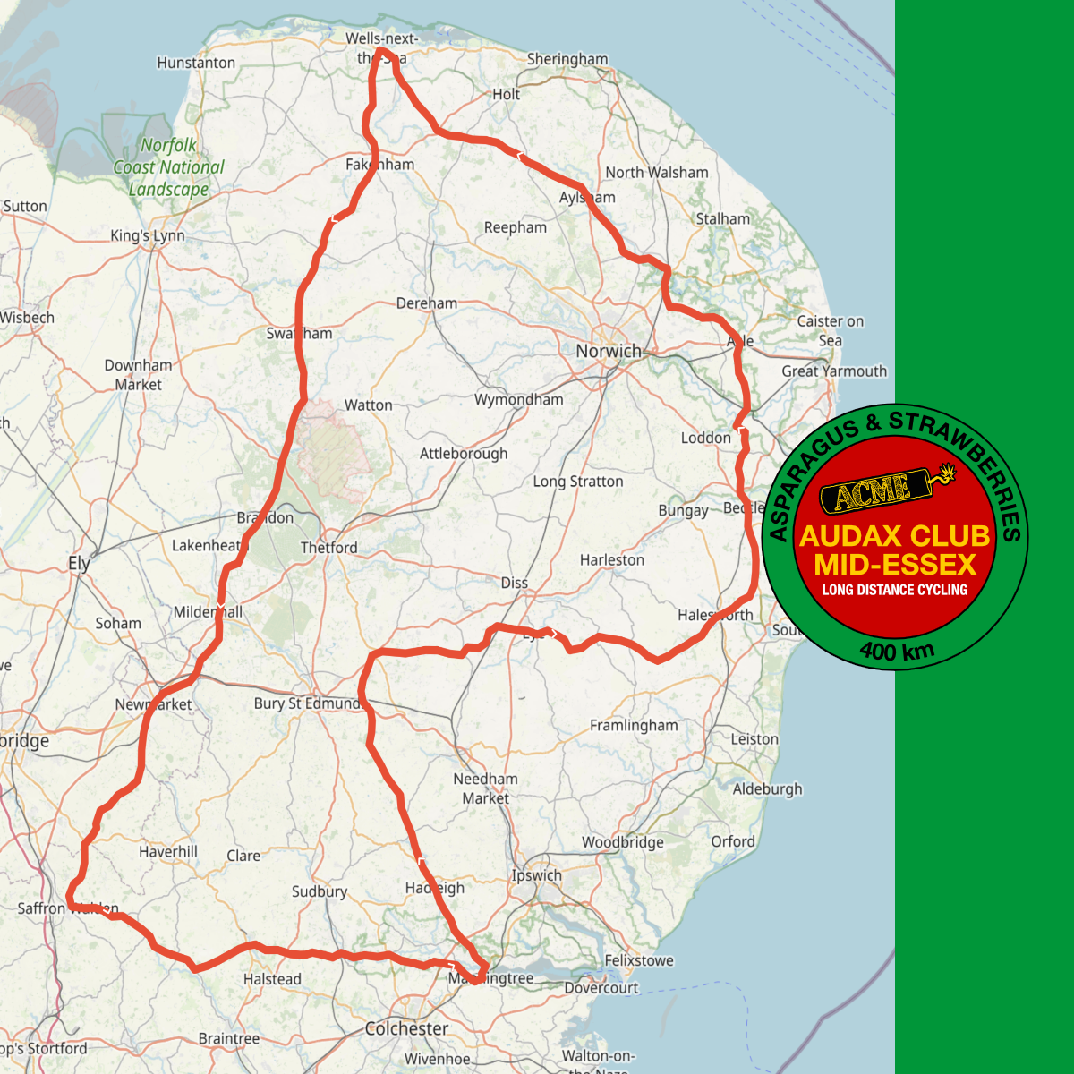 Asparagus and Strawberries (400km Audax)