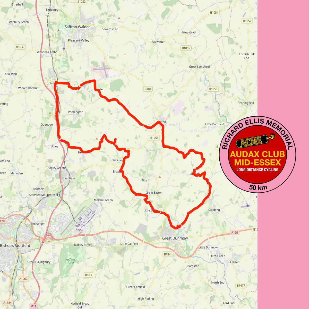 The Richard Ellis Memorial (50km Audax)