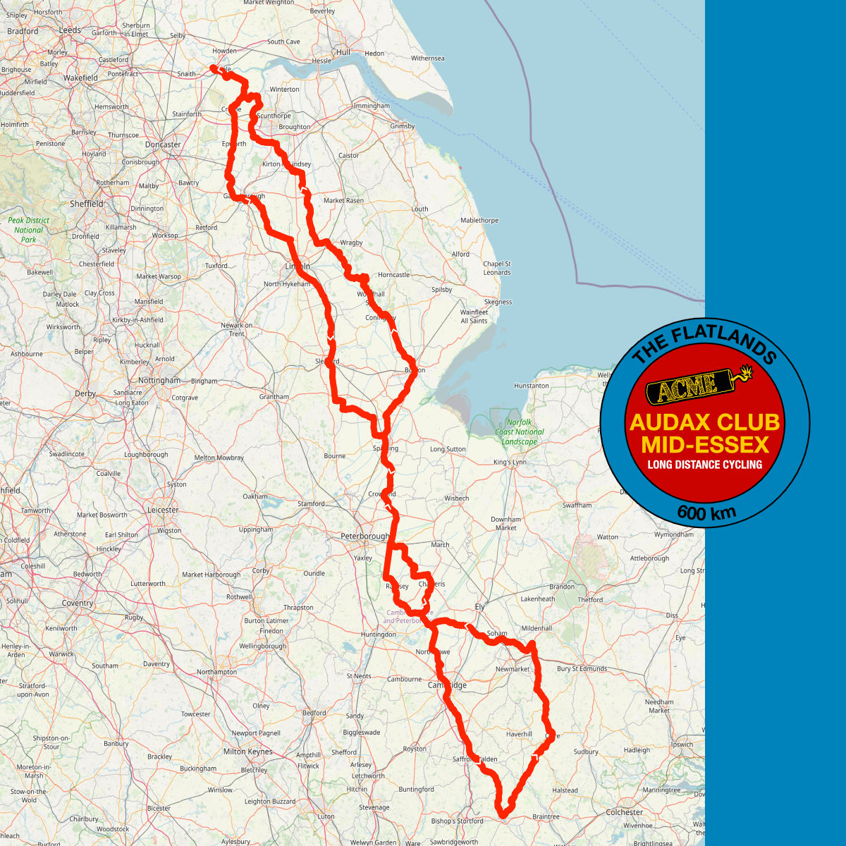 The Flatlands (600km Audax)