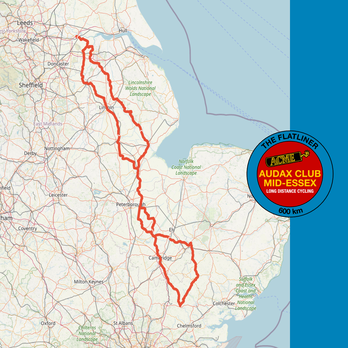 The Flatliner (600km Audax)