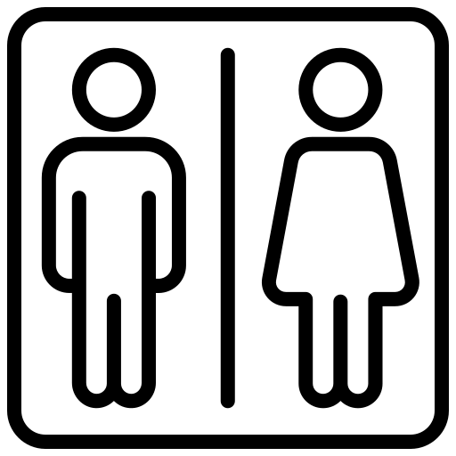Toilets at start